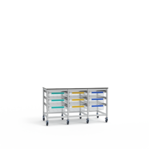 Trolley 3 Bay Under-Bench