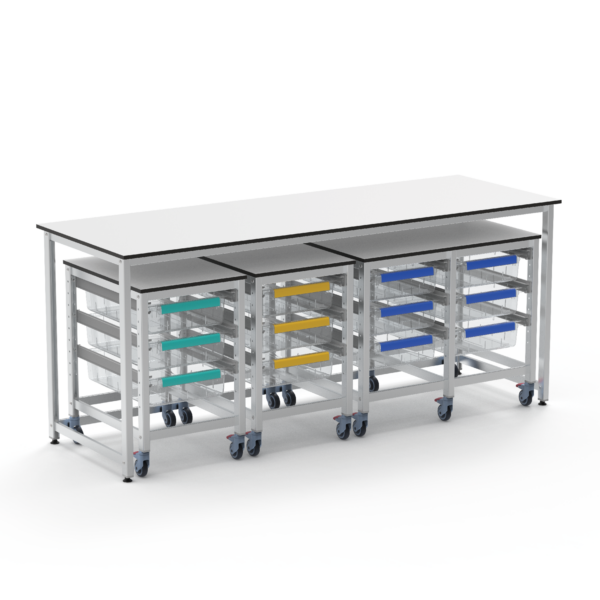 Open Bench 4 Bay Static