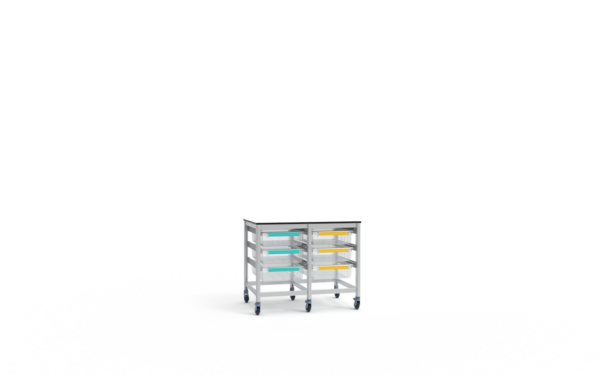 Trolley 2 Bay Under-Bench