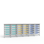 Bench 6 Bay STD height