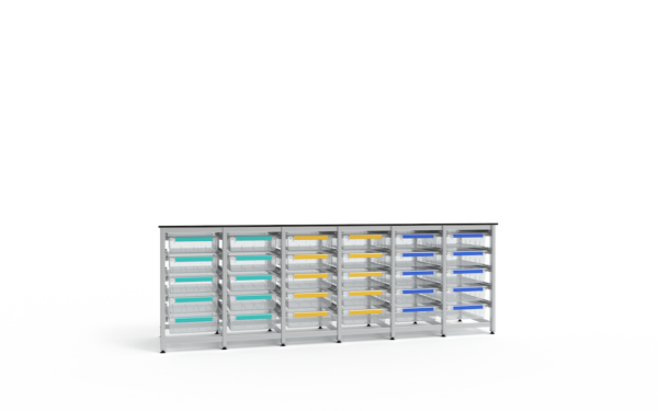Bench 6 Bay STD height